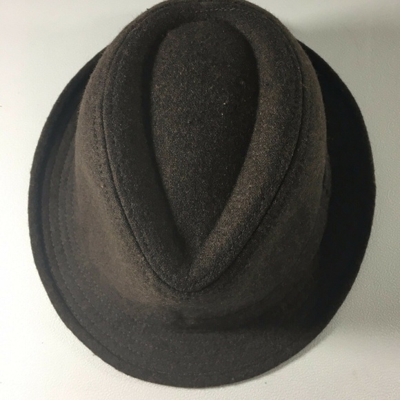 Trilby Style Wool Blend Medium Felt Hat Brown - Picture 5 of 9